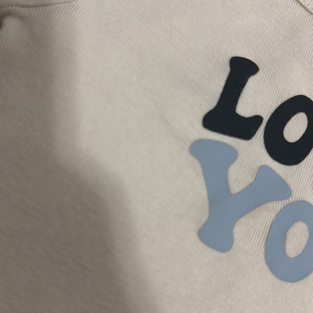 Carter’s “Love You” 2-Piece Baby Set | 12M | Yellow & White - Picture 4 of 5